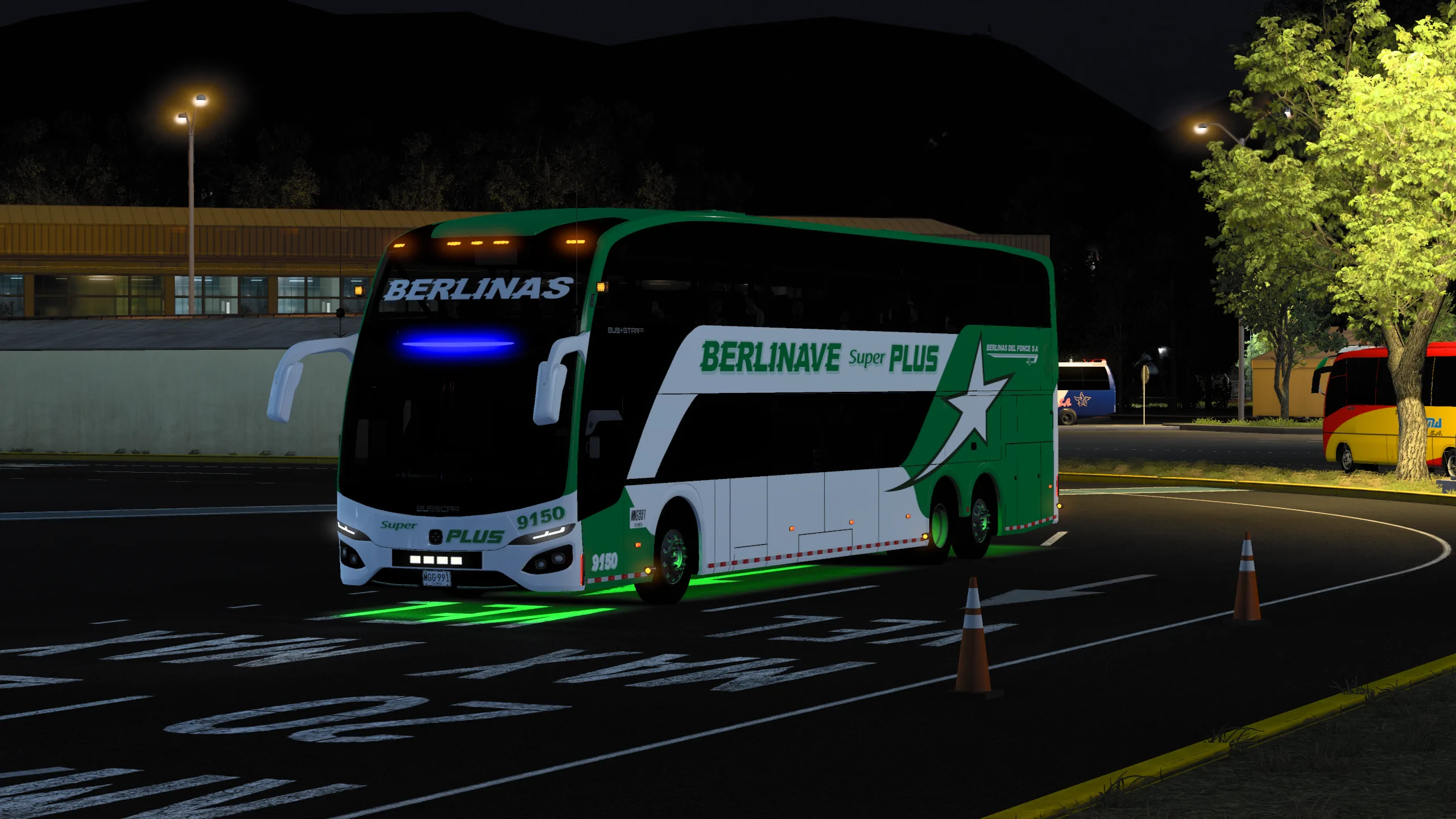 Busstar DD S2 para Colombia Real Map