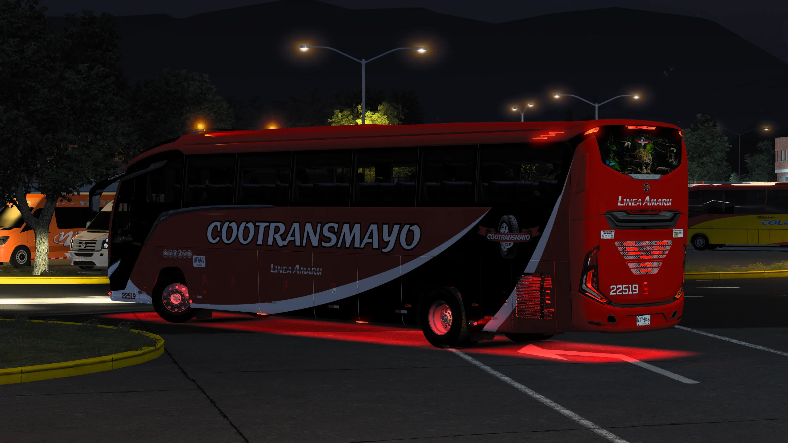 Marcopolo G8 Paradiso 1200 para Colombia Real Map