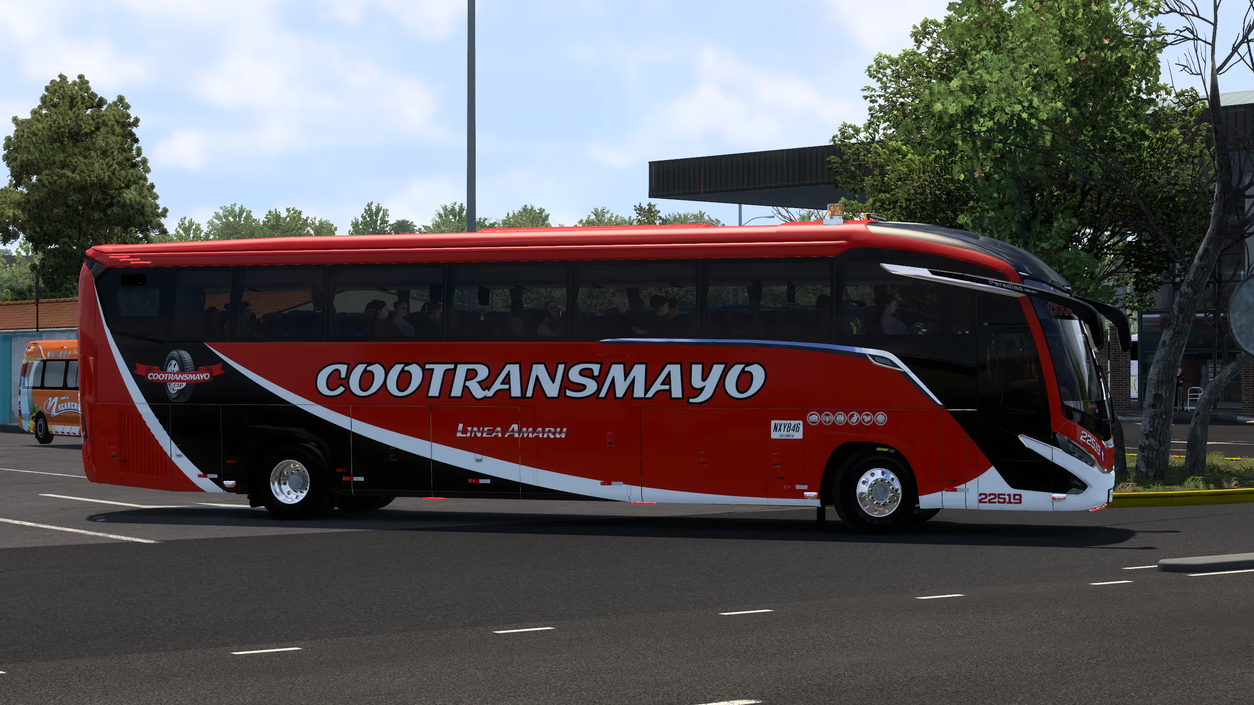 Marcopolo G8 Paradiso 1200 para Colombia Real Map