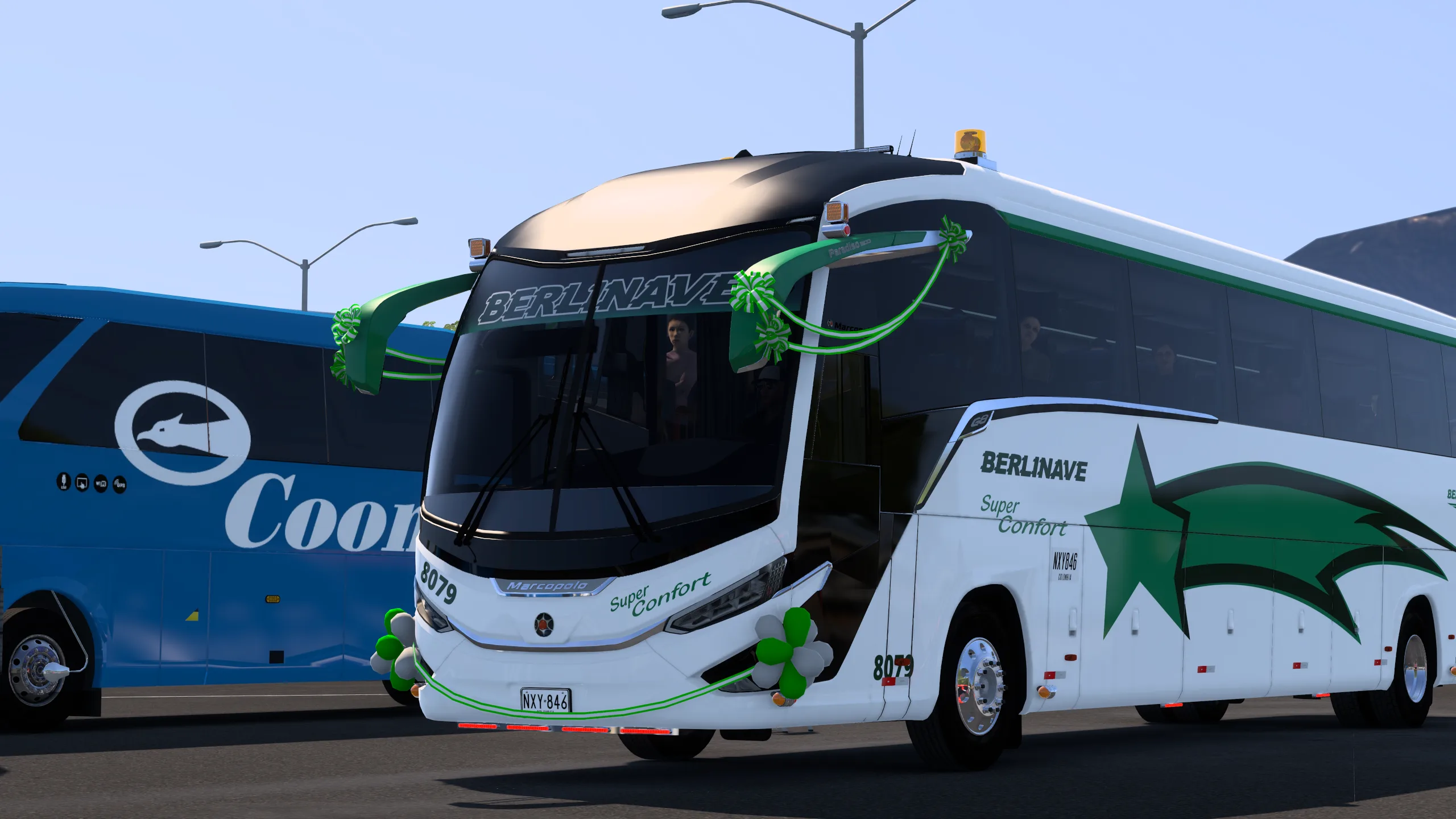 Marcopolo G8 Paradiso 1200 para Colombia Real Map