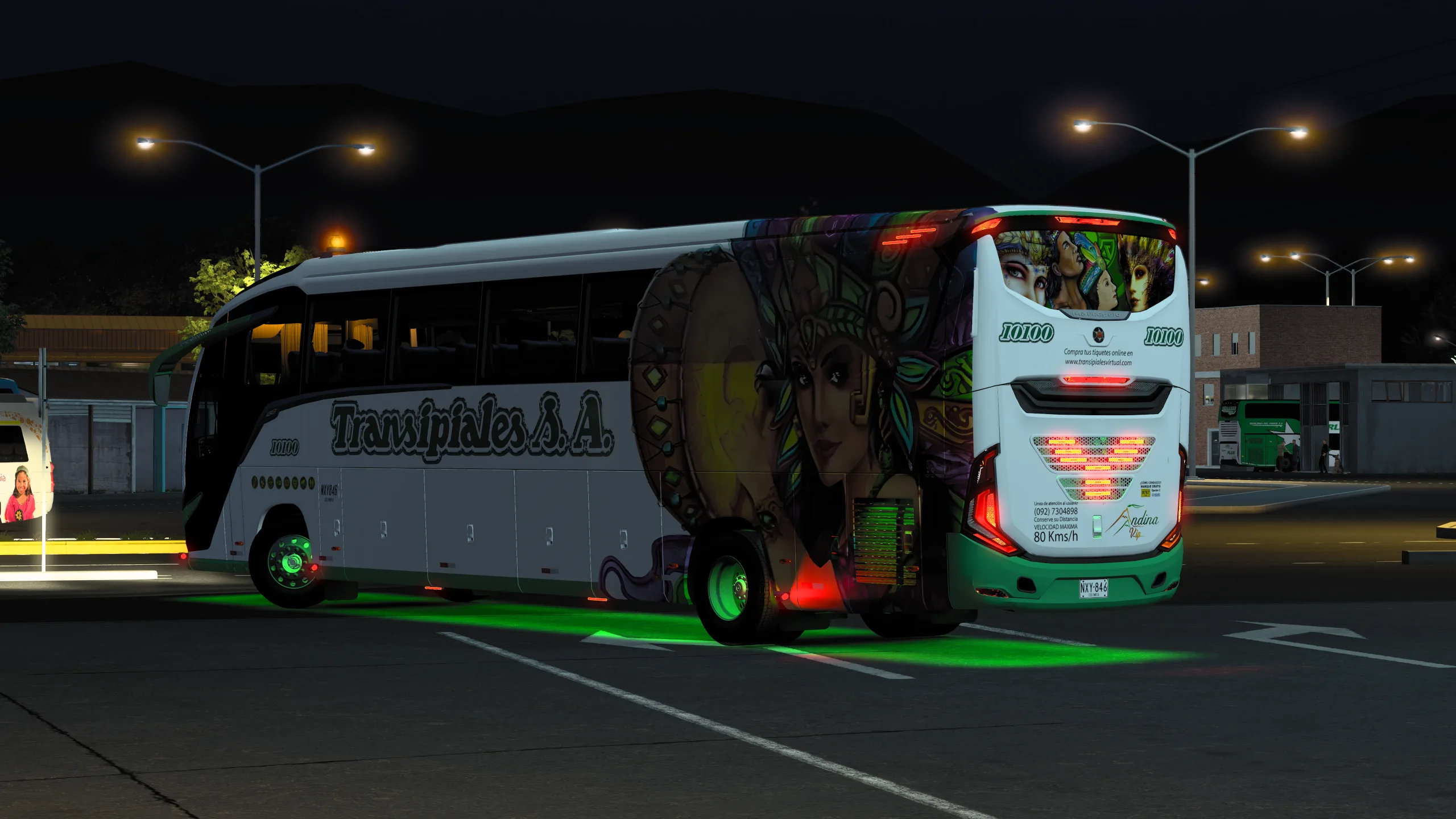 Marcopolo G8 Paradiso 1200 para Colombia Real Map