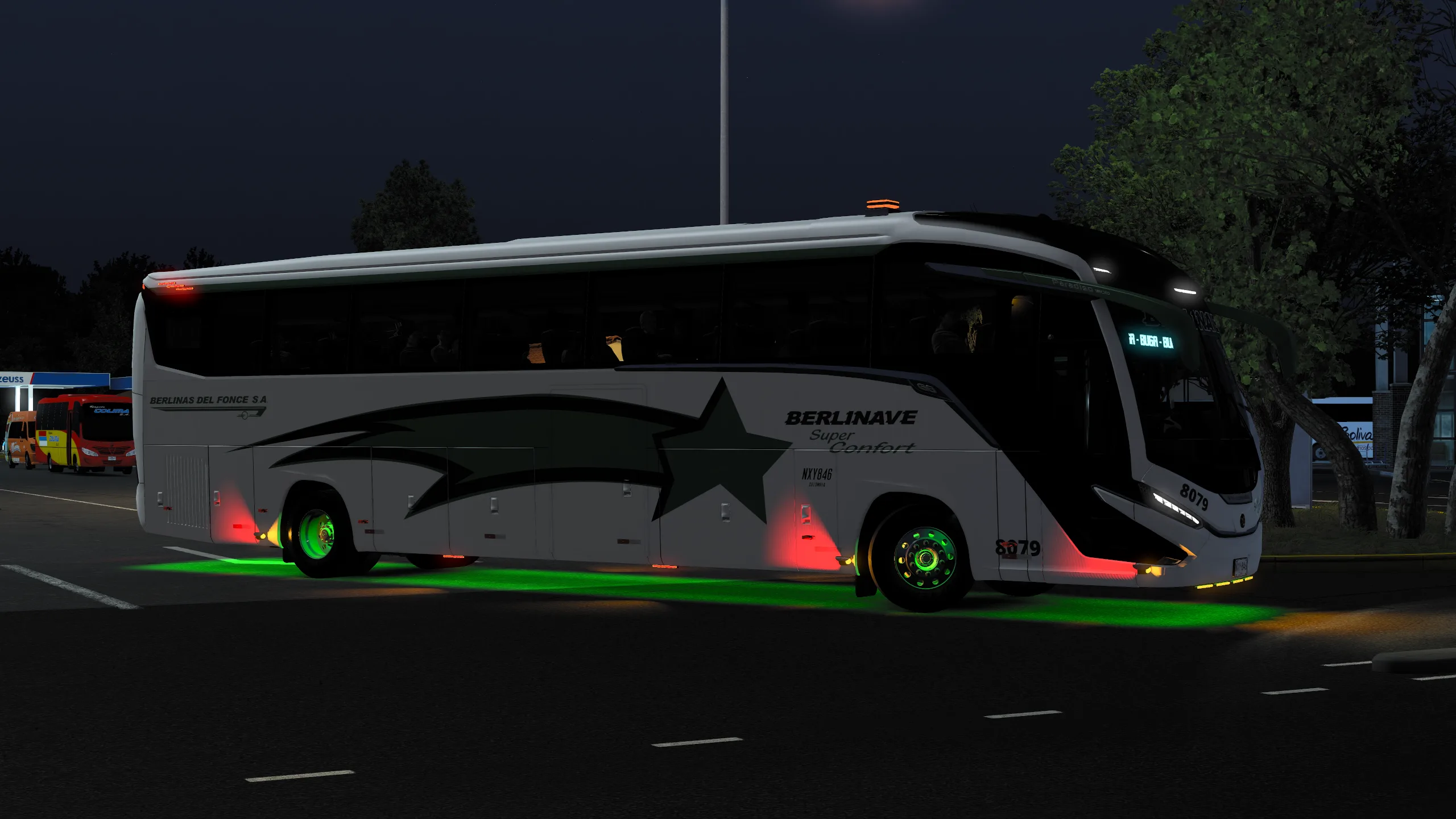 Marcopolo G8 Paradiso 1200 para Colombia Real Map