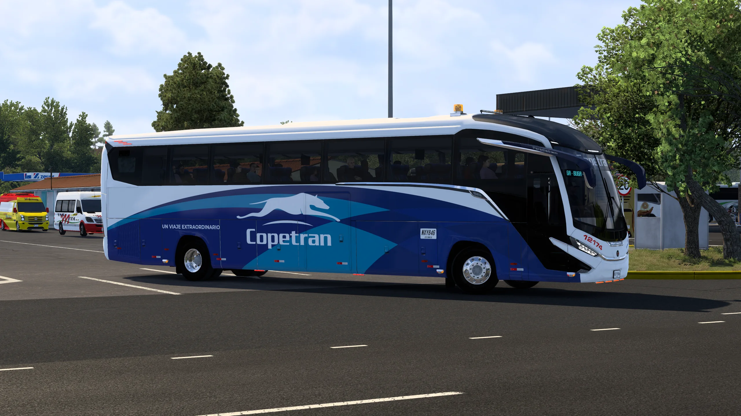 Marcopolo G8 Paradiso 1200 para Colombia Real Map
